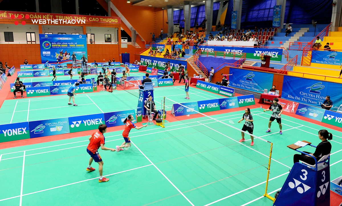 Lịch thi đấu ngày 12/4 giải cầu lông Ciputra Hanoi 2019