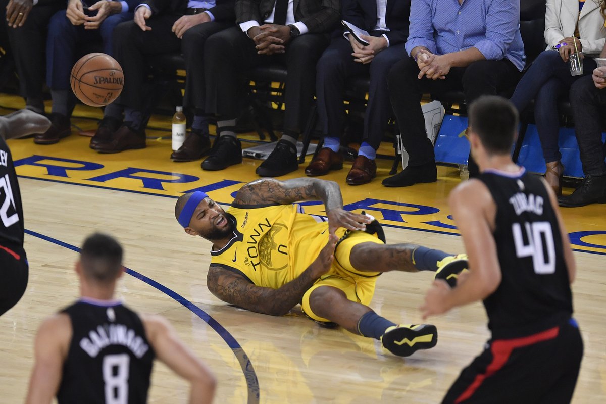 DeMarcus Cousins chấn thương khó hiểu, fan Warriors lại hoang mang cực mạnh