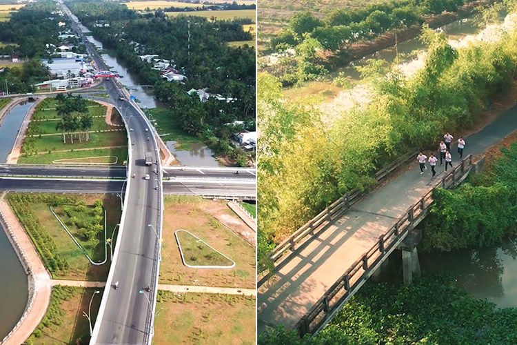 Khám phá đường chạy tuyệt đẹp của Mekong Delta Marathon 2019