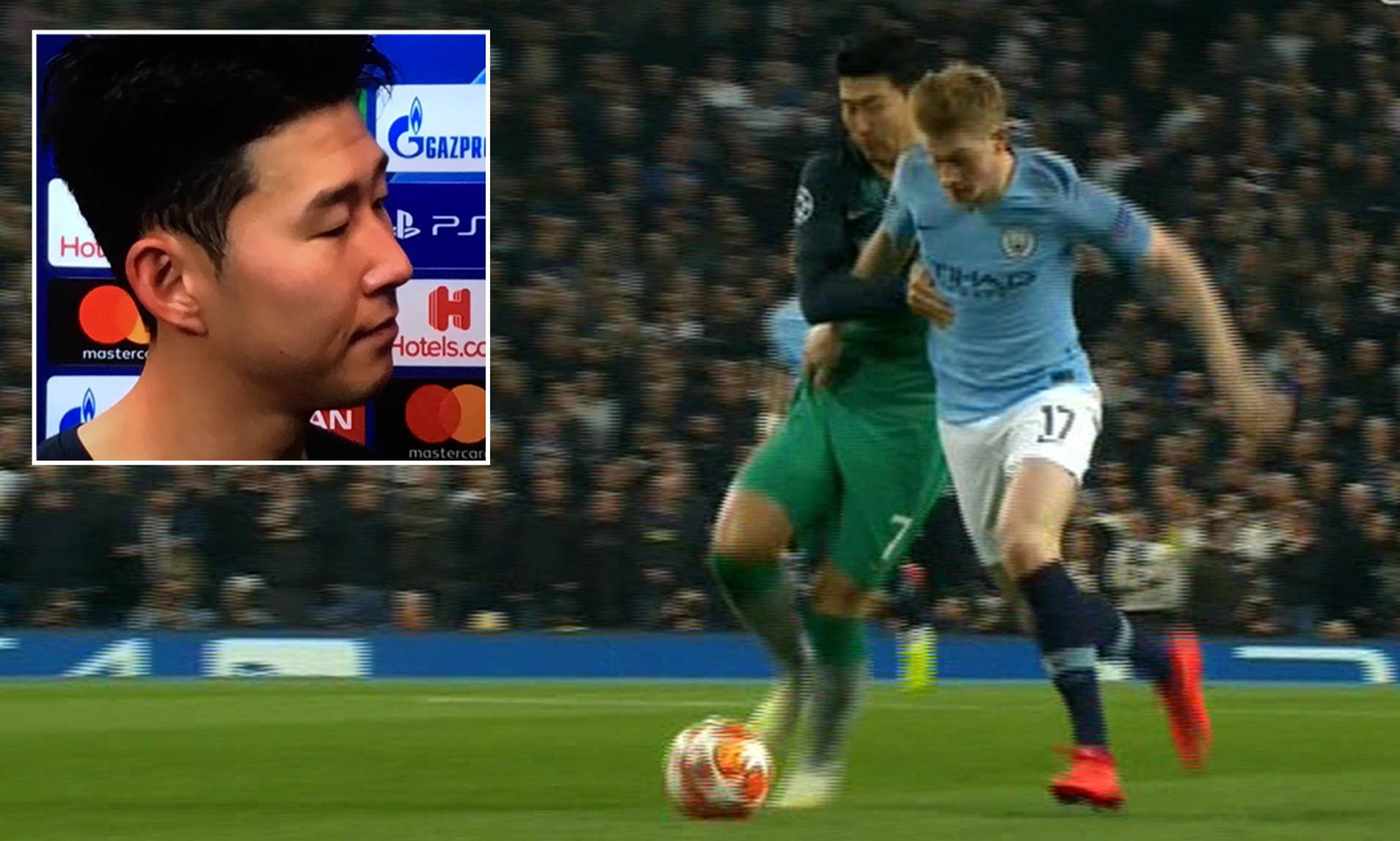 Son Heung-min sững sờ nhận án treo giò từ miệng... phóng viên sau trận thắng Man City