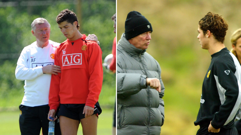 Hé lộ phản ứng khó tin của Ronaldo trong lần đầu tiên bị Sir Alex "sấy tóc"
