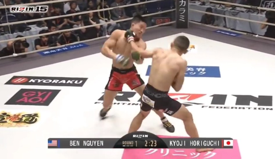 Ben Nguyễn bị hạ knock out tại RIZIN 15 chỉ sau 3 phút