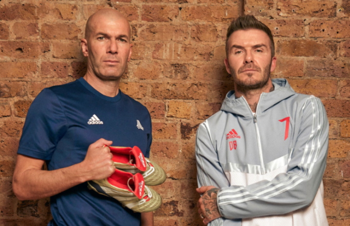 Adidas Predator 19+TR của Beckham và Zidane