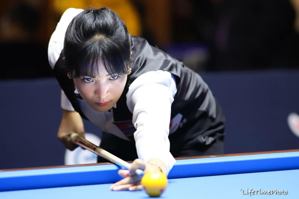 “Thánh nữ billiards” Srong Pheavy: “Tôi phải cố gắng để bắt kịp các cơ thủ nam”