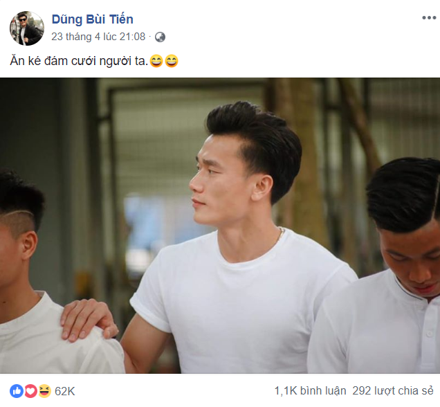 “Cơn mưa” ảnh cưới Hùng Dũng đổ bộ các trang cá nhân của ngôi sao