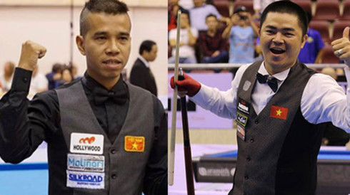 Giải billiards carom vô địch châu Á 2019: Trần Quyết Chiến, Nguyễn Quốc Nguyện gặp khó