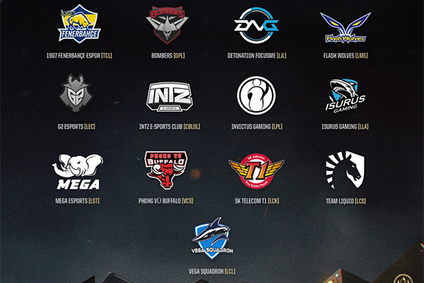 Danh sách đội hình chính thức các đội tuyển tham gia MSI 2019