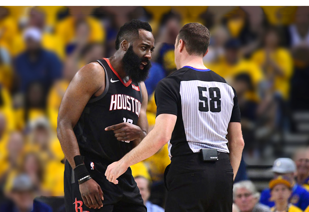 James Harden kêu gọi trọng tài hãy công bằng hơn sau khi liên tục bị kê chân theo kiểu Zaza năm 2017