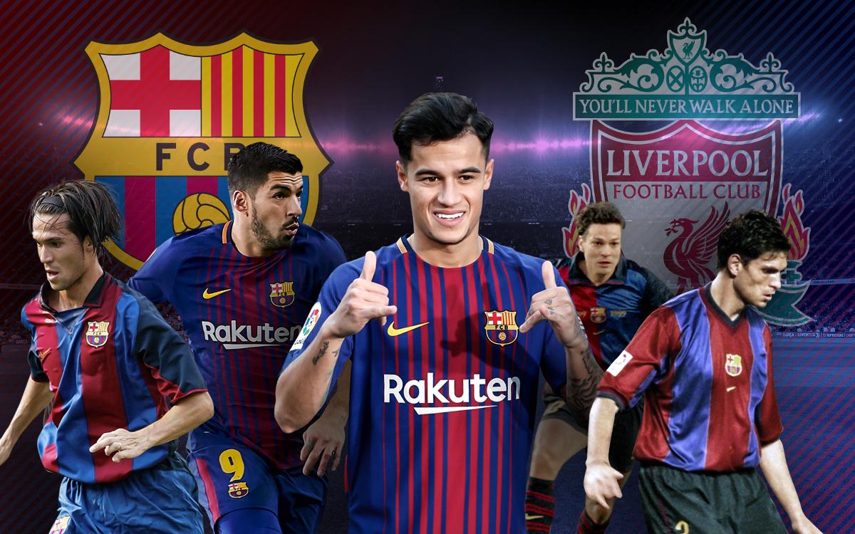 7 danh thủ từng khoác áo cả Barca và Liverpool