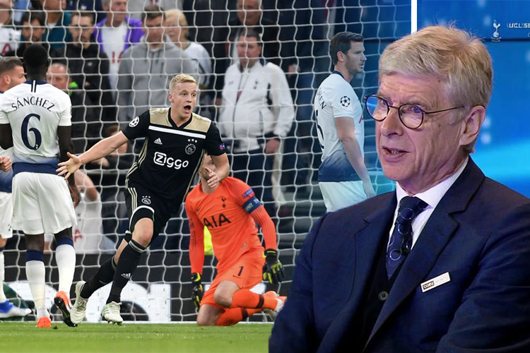 Arsene Wenger nhận xét khó tin về chiến thắng của Ajax trước Tottenham