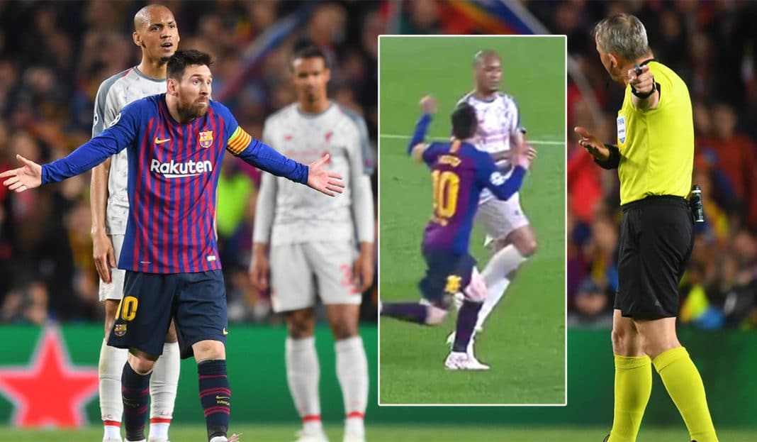 Một góc khác của Messi thể hiện khát khao vô địch cúp C1 của Barcelona