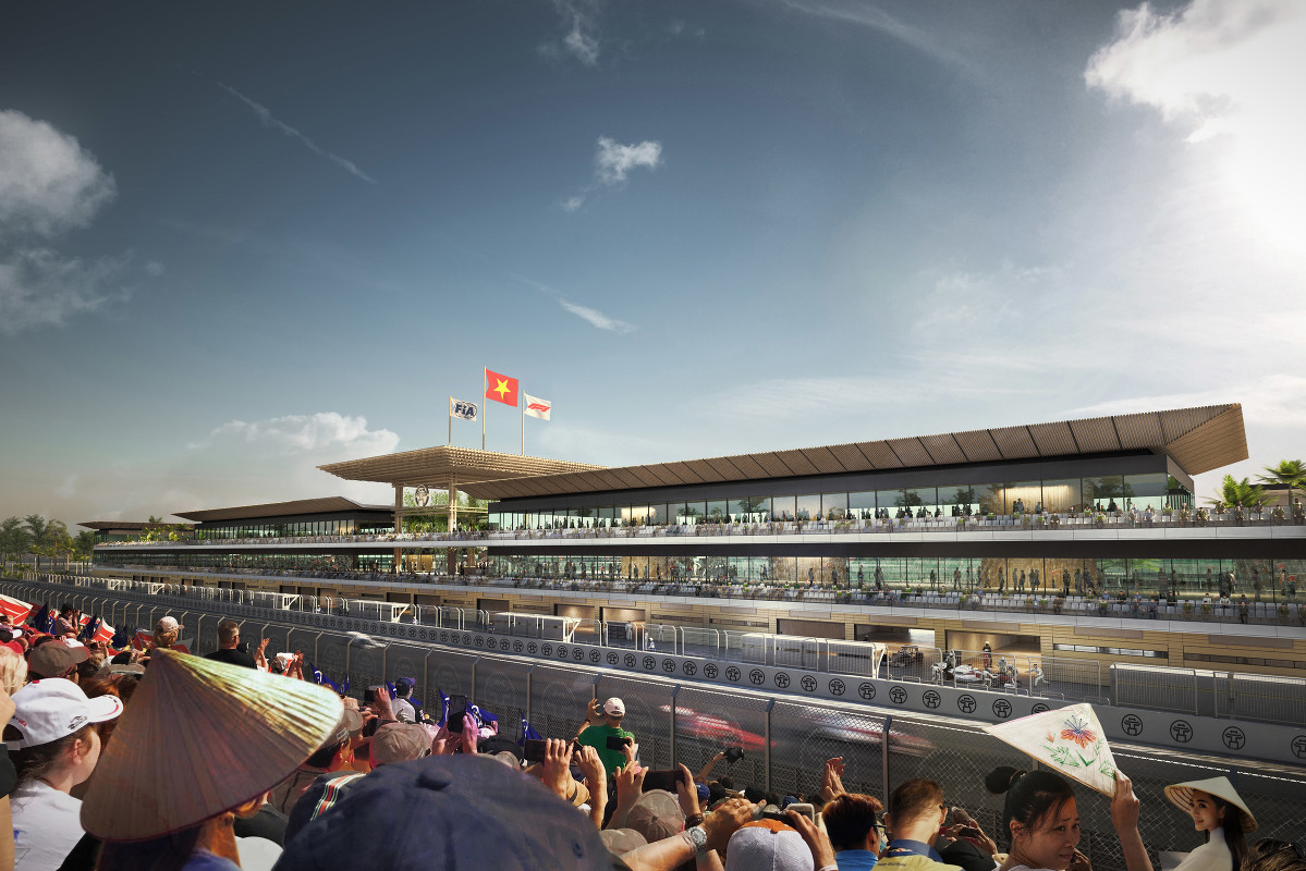 Những hình ảnh đầu tiên của đường đua F1 Việt Nam