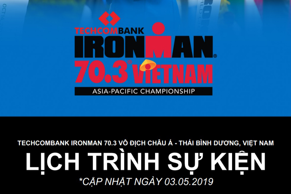 Lịch trình IRONMAN 70.3 Vietnam 2019 các vận động viên cần phải nhớ