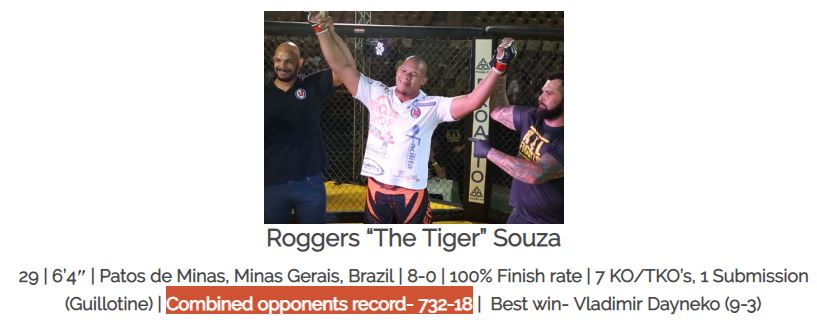 Combined Opponents Record - chỉ số lạ nhưng hữu ích trong MMA Combined Opponents Record - chỉ số lạ nhưng hữu ích trong MMA