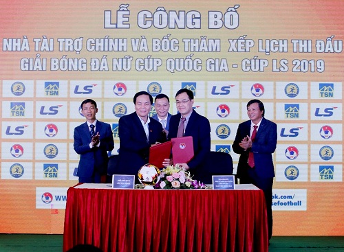 Công bố nhà tài trợ chính thức giải bóng đá nữ Cúp Quốc gia 2019