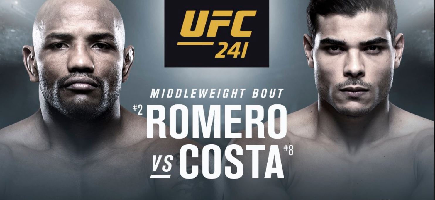 UFC một lần nữa lên kèo đấu giữa Yoel Romero vs. Paulo Costa tại UFC 241