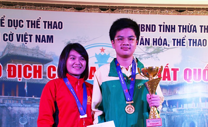 “Thần đồng” Nguyễn Anh Khôi vô địch giải cờ vua toàn quốc 2019