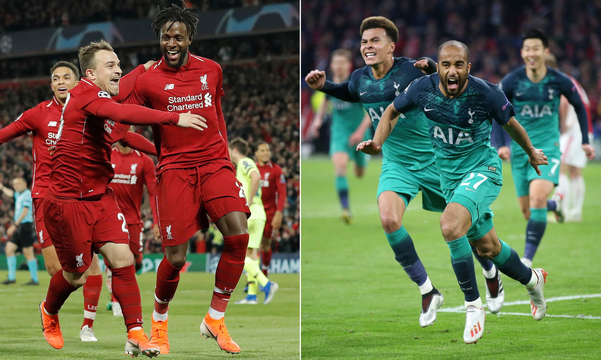 Cuộc ngược dòng của Liverpool và Tottenham có thể so với kỳ tích năm 1999 và 2005?
