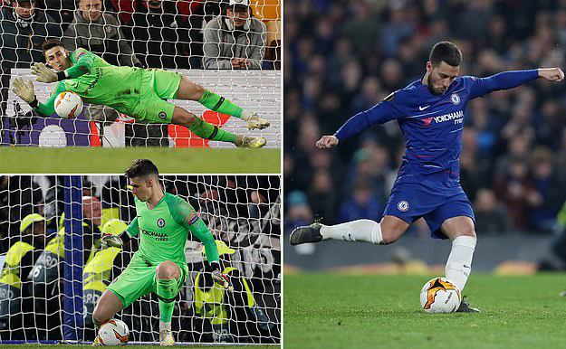 Người hùng penalty Kepa, dấu ấn Hazard và những điểm nhấn ở trận Frankfurt vs Chelsea
