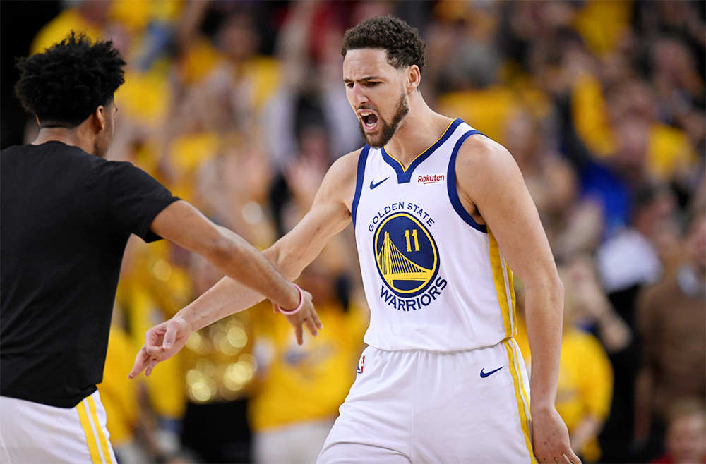 Video quay chậm cho thấy Golden State Warriors đã thắng nhờ pha bóng đầy tranh cãi của Klay Thompson