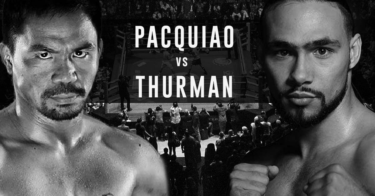 Tin chính thức: Manny Pacquiao đối đầu Keith Thurman ngày 20 tháng 7 trên FOX PPV