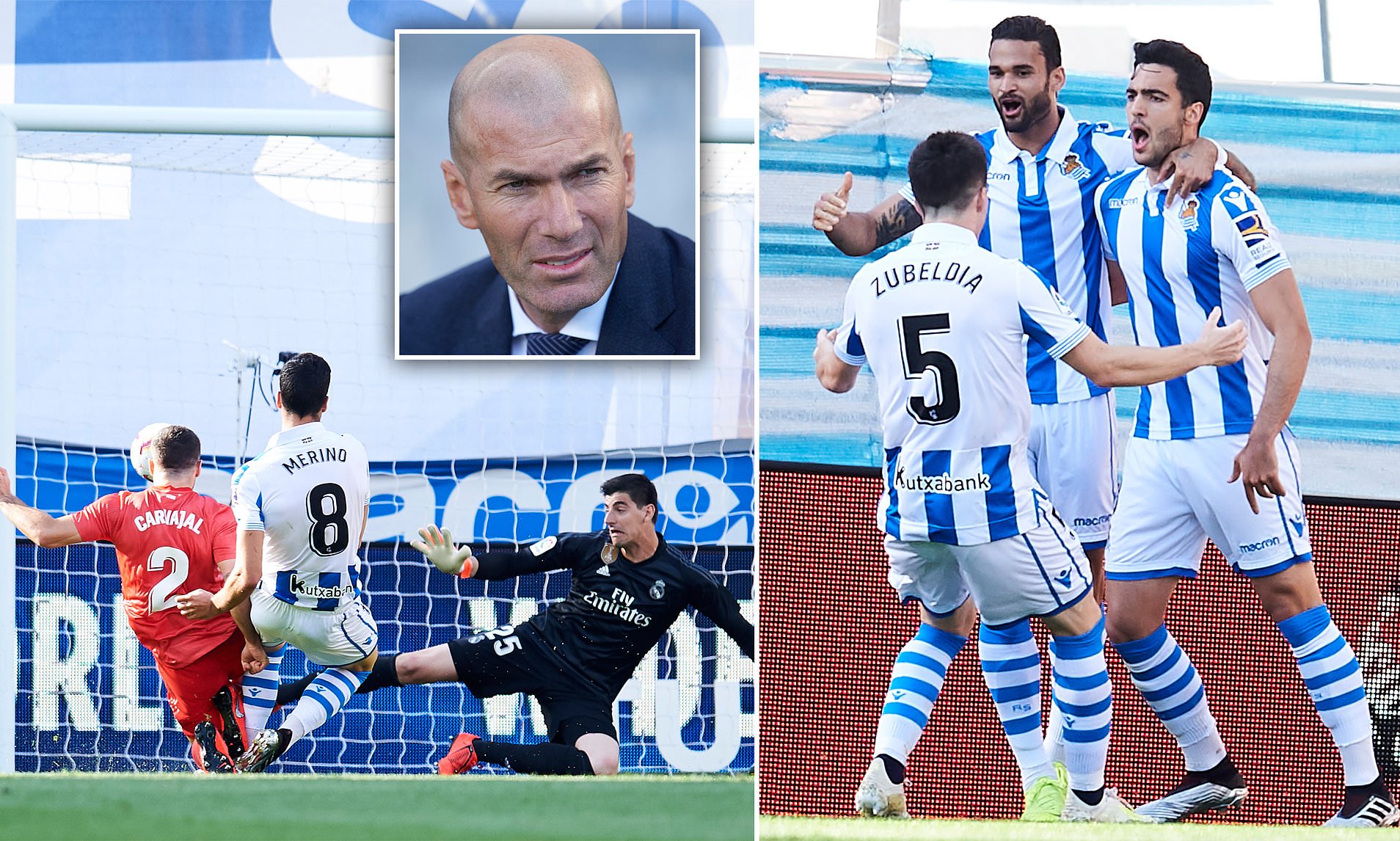 Bale bị loại, thẻ đỏ của Vallejo, sai lầm của Marcelo và các điểm nhấn khi Real Madrid thua Sociedad