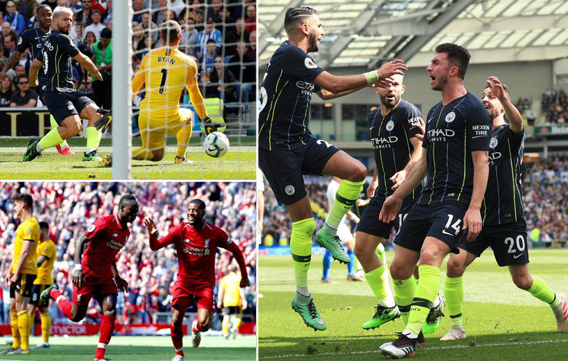 Tổng hợp vòng 38 Ngoại hạng Anh 2018/19: Man City vô địch xứng đáng, Liverpool cay đắng lỡ Cúp bạc