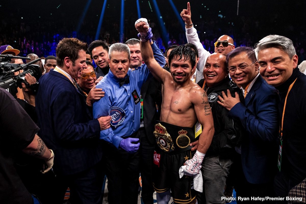 Pacquiao: Thurman là một trong những võ sĩ Pound for Pound giỏi nhất
