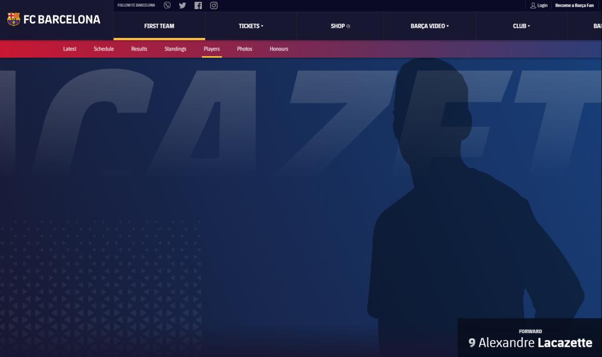 Hé lộ lý do Lacazette bất ngờ xuất hiện trên trang chủ Barcelona