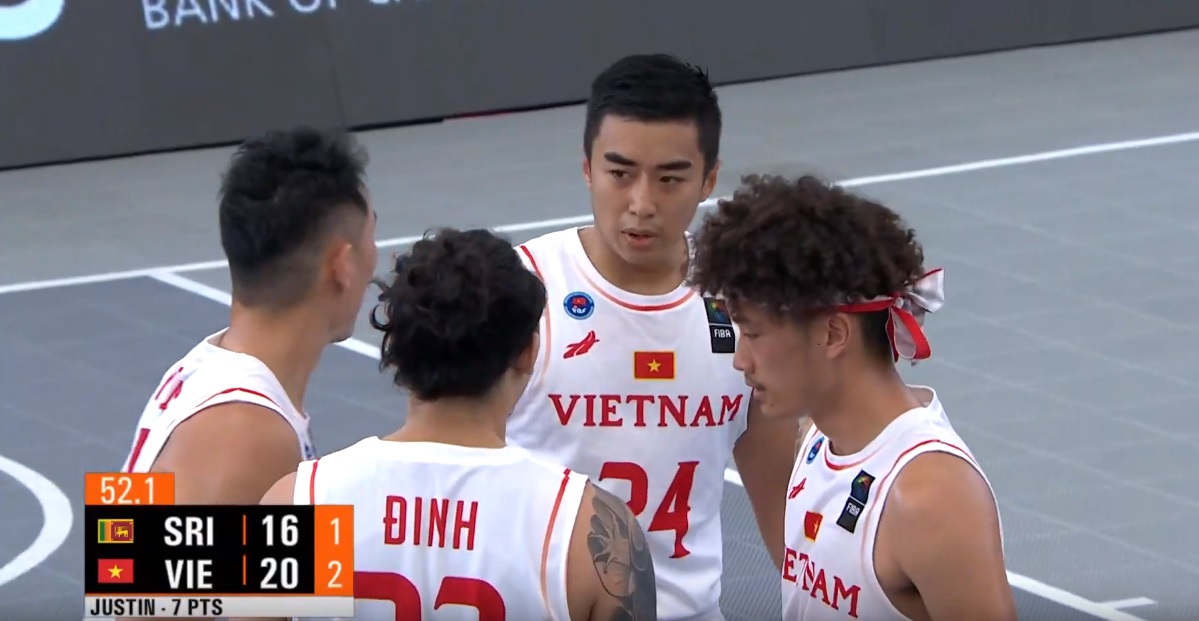 FIBA 3x3 Châu Á 2019: Việt Nam đánh bại Sri Lanka bất khuất, chờ đợi Trung Hoa Đài Bắc sẩy chân