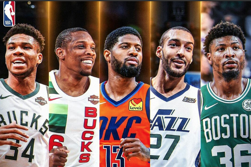 Giannis Antetokounmpo và Rudy Gobert dẫn đầu danh sách đội hình phòng ngự tiêu biểu toàn NBA