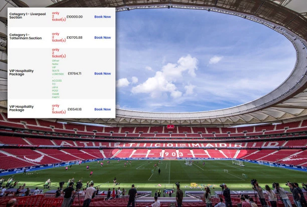 Giá vé xem chung kết C1 giữa Liverpool và Tottenham bị "thổi" lên gần nửa tỷ VNĐ