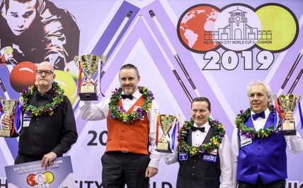 Kết quả và bảng xếp hạng Giải billiards carom 3 băng World Cup TP.HCM 2019
