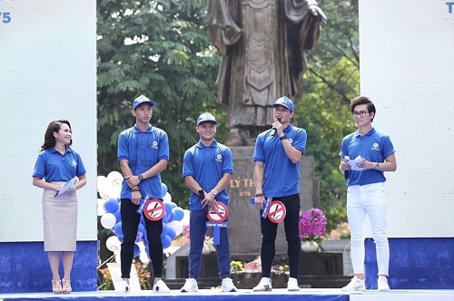 Sao trẻ Hà Nội tham gia chiến dịch “Nói không với thuốc lá”