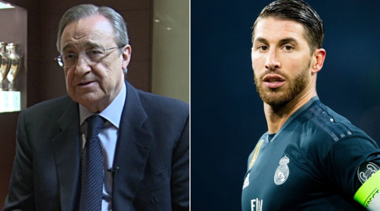 Chủ tịch Perez chính thức làm sáng tỏ thông tin Sergio Ramos đòi ra đi