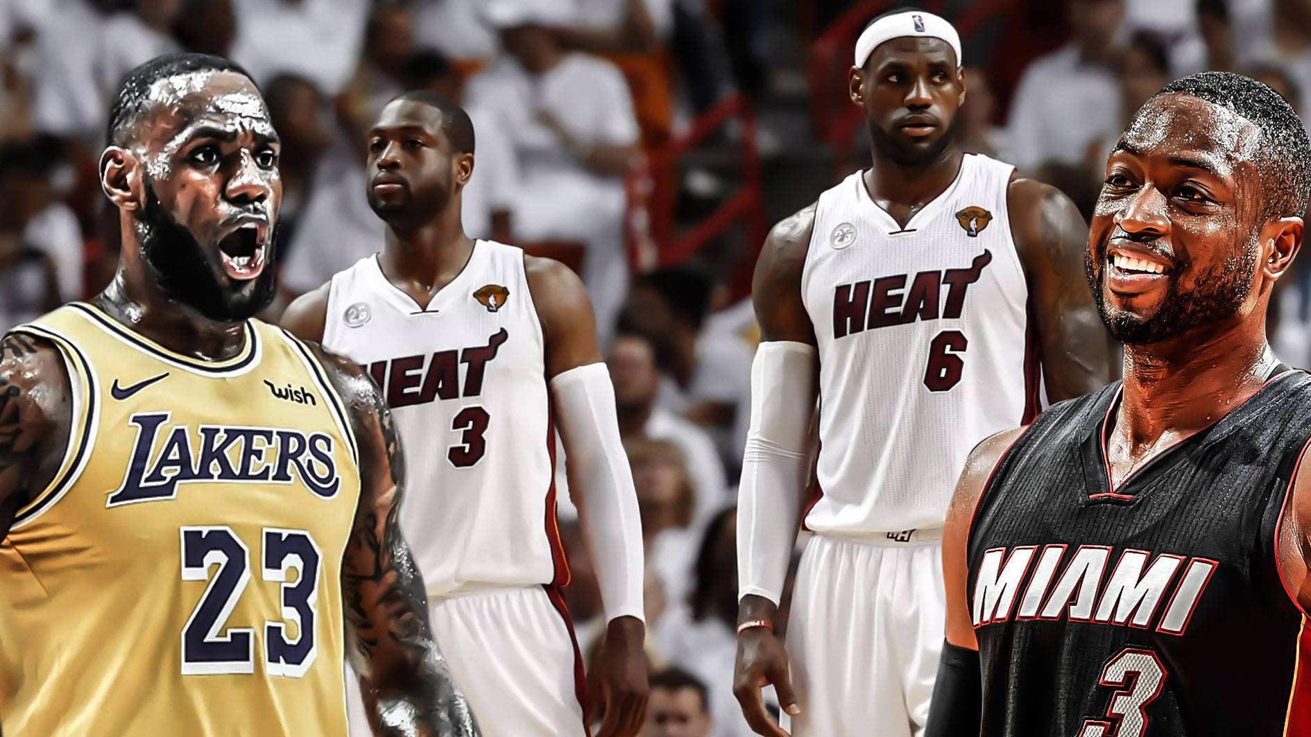 Con trai LeBron và Wade về cùng trường, tái hiện cặp bài trùng bá đạo ngày nào tại NBA