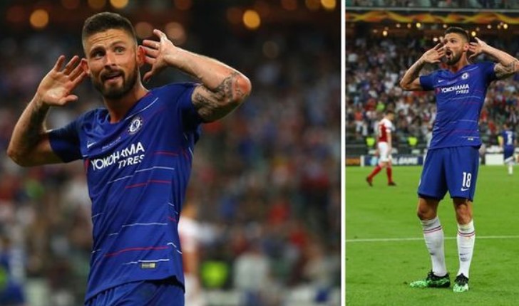 Người hùng Giroud giải thích lý do ăn mừng khi xé lưới Arsenal giúp Chelsea vô địch