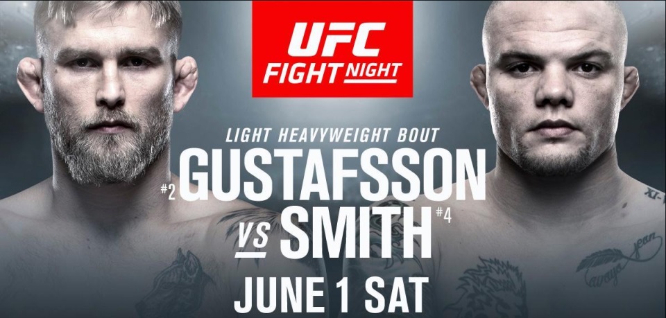 Nhận định trận đấu Alexander Gustafsson vs. Anthony Smith tại UFC Fight Night 153 trên ESPN+, 2h sáng, 2/6
