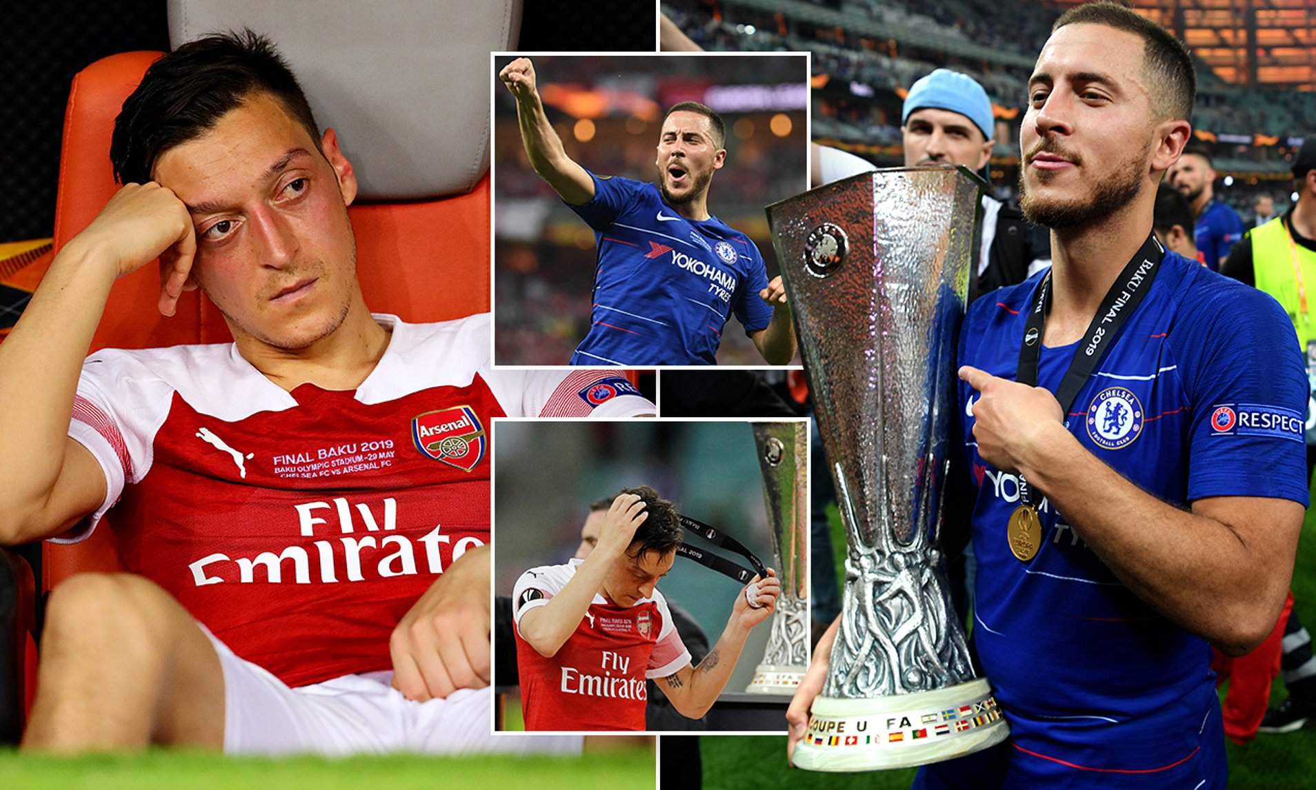 Hazard tiếp tục tạo hố sâu ngăn cách với Ozil giữa hai “số 10”