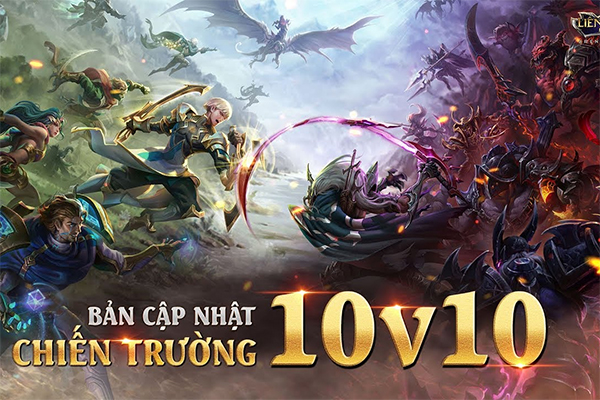 Liên Quân ra mắt phiên bản Chiến trường 10 vs 10