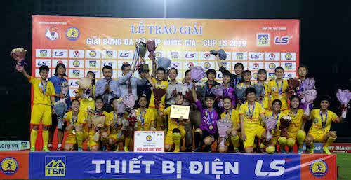 Phong Phú Hà Nam giành ngôi vô địch Giải bóng đá nữ cúp Quốc Gia – cup LS 2019