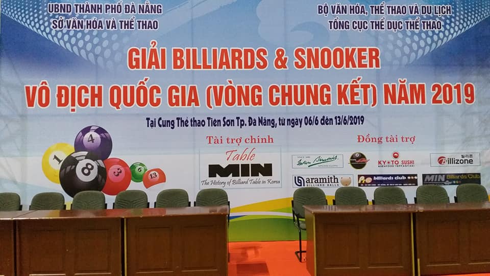 Lịch thi đấu VCK Giải Billiards & Snooker VĐQG 2019