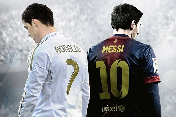 Cuộc chiến giữa Ronaldo và Messi: Từ ngoài đời lẫn trong game