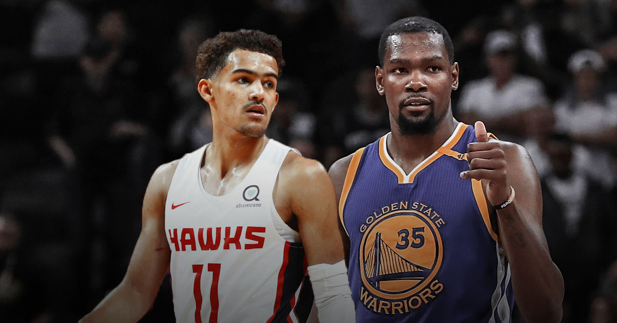 Đến Trae Young cũng phải thốt lên Kevint Durant là mấu chốt để Golden State có thể lội ngược dòng