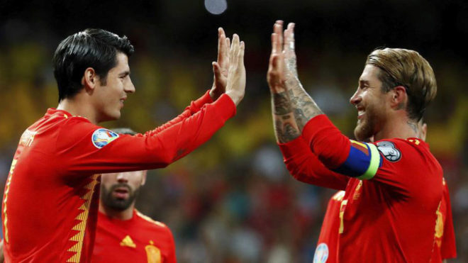 Sergio Ramos lý giải nguyên nhân nhường quyền đá penalty cho Morata