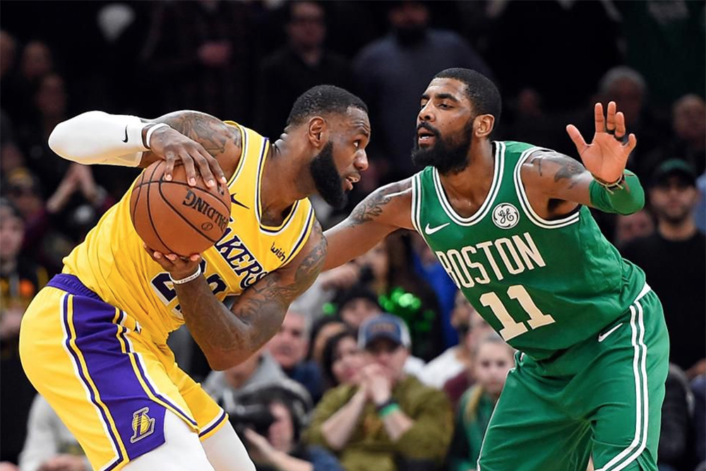 Sau Anthony Davis, Los Angeles Lakers gia nhập cuộc đua đưa Kyrie Irving về tái ngộ với LeBron James