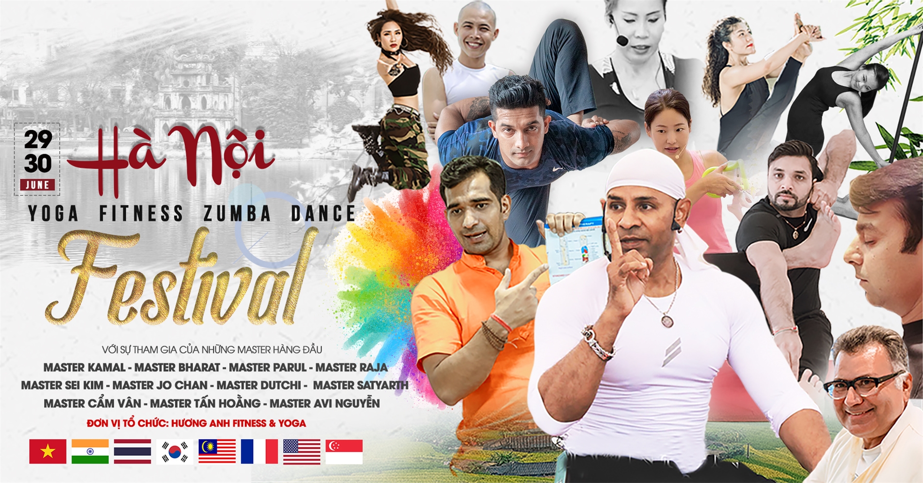 ‘Dàn sao’ giảng viên hàng đầu thế giới và Việt Nam quy tụ tại Hà Nội Yoga, Fitness, Zumba Dance Festival 2019