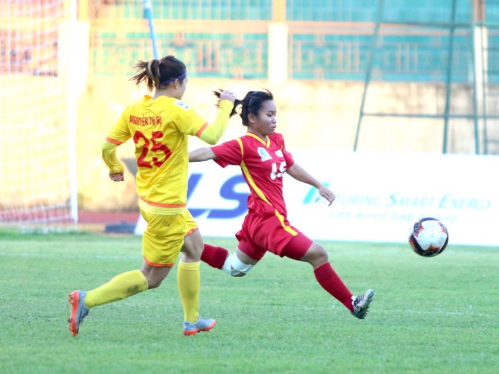 Vòng 4 giải nữ VĐQG – cúp Thái Sơn Bắc 2019: Phong Phú Hà Nam thị uy sức mạnh, TP.HCM I tạo cơn mưa bàn thắng