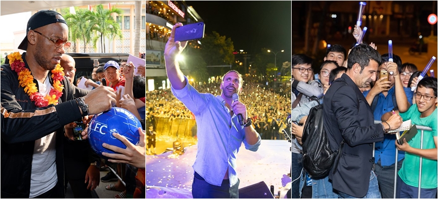Tại sao Drogba, Ferdinand và các ngôi sao bóng đá thế giới "rủ nhau" đến Việt Nam?