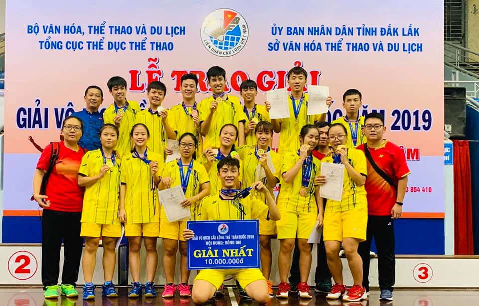 TP.HCM quyết bảo vệ ngôi đầu tại Giải cầu lông các nhóm tuổi thiếu niên toàn quốc 2019